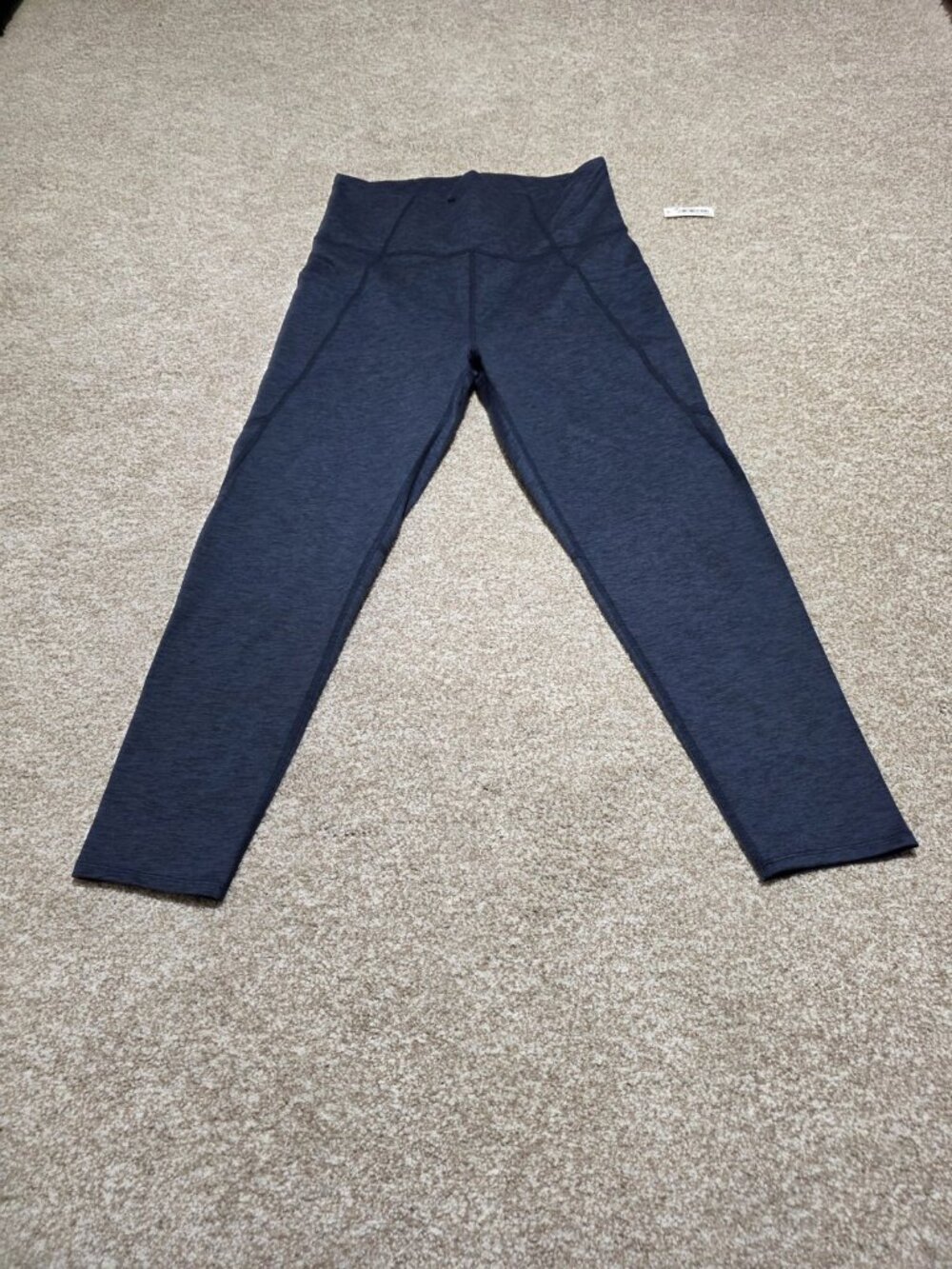 Coreio Core io Athletic Workout Pants Yoga High Rise Dark Blue Leggings Size 1XL